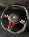 BMW F SERIES CARBON FIBER / LED&DISPLAY / CUSTOM STEERING WHEEL
