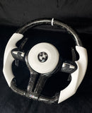 BMW F SERIES FORGED CARBON FIBER / CUSTOM STEERING WHEEL