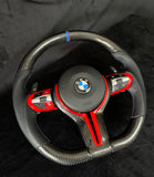 BMW E SERIES CARBON FIBER / CUSTOM STEERING WHEEL
