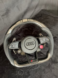 AUDI CARBON FIBER / LED&DISPLAY / CUSTOM STEERING WHEEL