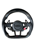 AUDI CARBON FIBER / LED&DISPLAY / CUSTOM STEERING WHEEL