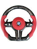 BMW E SERIES FORGED CARBON FIBER / CUSTOM STEERING WHEEL
