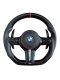 BMW F SERIES PIANO BLACK / CUSTOM STEERING WHEEL