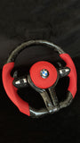 BMW E SERIES FORGED CARBON FIBER / CUSTOM STEERING WHEEL