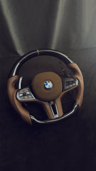 BMW G SERIES PIANO BLACK / COFFE BROWN LEATHER&ALCANTARA