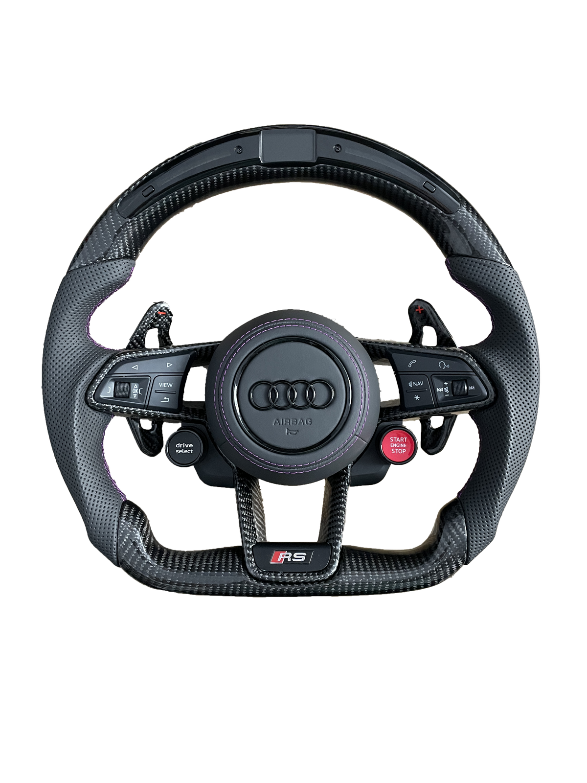 AUDI FIBRA DE CARBON / LED&DISPLAY / VOLAN PERSONALIZAT 