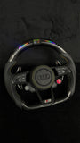AUDI CARBON FIBER / LED&DISPLAY / CUSTOM STEERING WHEEL
